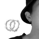Silver Thorn Ear Buckle Men's Personality Earrings – Gifts for Her — 5