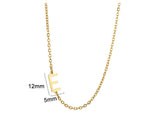 Women's 26 Initial Letter Necklace Simple – Jewelry Gift Ideas — 8