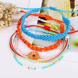 Hand-woven bracelet daisy sunflower – Jewelry Gift Ideas — 4