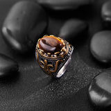 Tigereye Ring Fashion Domineering Vintage Ornament – Stylish Gifts — 9