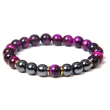 Black Gallstone Bracelet Tiger Eye Energy Fitness – Jewelry Gift Ideas — 12