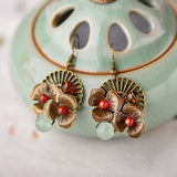 Earrings Agate Dongling Jade Handmade Earrings – Meaningful Gifts — 4