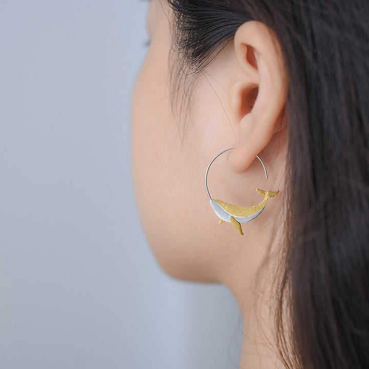 Sterling Silver Elegant Atmospheric Earrings – Small Gift Ideas — 1