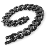 Titanium Steel Men's Black Bracelet – Jewelry Gift Ideas — 3