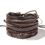 Retro Personalized Cowhide Punk Bracelet Bracelet – Jewelry Gift Ideas — 5