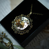 Vintage Steampunk Butterfly Pendant Necklace Gift – Jewelry Gift Ideas — 4