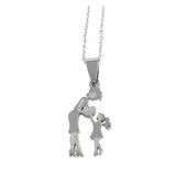 Stainless Steel Hollow Mother Child Love Pendant – Jewelry Gift Ideas — 7