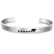 Stainless Steel Mama Bear Bracelet Mother's Day – Jewelry Gift Ideas — 3