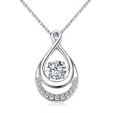 S925 Sterling Silver Droplet Clavicle Chain – Stylish Gifts — 2