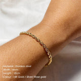 Stainless Steel Cuban Link Chain Twin Bracelet – Jewelry Gift Ideas — 2