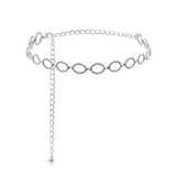 Waist Chain Women Senior Sense Circle Wavy Metal Chain – Stylish Gifts — 12