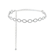 Waist Chain Women Senior Sense Circle Wavy Metal Chain – Stylish Gifts — 12