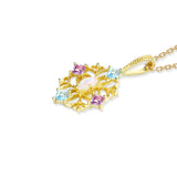 Women's Hollow Lace Geometric Necklace – Jewelry Gift Ideas — 4