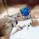 Women's Fashion Saint Mary's Hummingbird Ring – Stylish Gifts — 7