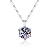Moissan 925 Sterling Silver Necklace Female Wild – Jewelry Gift Ideas — 4