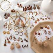 Women's Art Vintage Acrylic Plush Earrings – Gifts for Her — 1