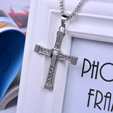 Men's Cross Pendant Diamond-studded Necklace – Jewelry Gift Ideas — 4