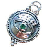 Vintage Niche Devil's Eye Sterling Silver Pendant – Jewelry Gift Ideas — 3