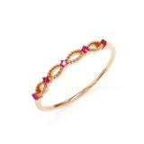 Silver Plated Natural Ruby Ring – Everyday Gifts — 2