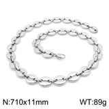 Personality Oval Simple Stainless Steel Coffee – Jewelry Gift Ideas — 6