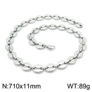 Personality Oval Simple Stainless Steel Coffee – Jewelry Gift Ideas — 6