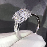Micro-Set Princess Ring Simulation Diamond – Jewelry Gift Ideas — 4