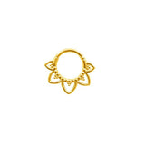 Stainless Steel Casting Flower Nose Ring – Birthday Gifts — 10