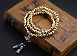 Stainless steel thunderbolt beads necklace – Jewelry Gift Ideas — 3
