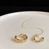 925 Silver Needle Long Chain Earrings Butterfly Ear – Surprise Gifts — 5