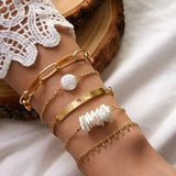 Ethnic Style Rice Bead Daisy Bracelet Set – Stylish Gifts — 4