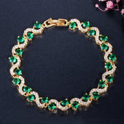 Eco-friendly Copper Plating Gold Zircon Exquisite – Jewelry Gift Ideas — 6