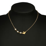 Peace Dove Pearl Pendant Short Necklace Clavicle – Jewelry Gift Ideas — 1