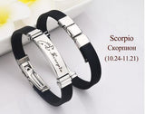 12 constellation silicone stainless steel – Jewelry Gift Ideas — 9