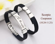 12 constellation silicone stainless steel – Jewelry Gift Ideas — 9