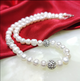8-9mm Pearl Necklace Bracelet Set – Jewelry Gift Ideas — 3