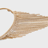 Rhinestone Tassel Metal Necklace – Jewelry Gift Ideas — 5