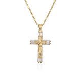 Jesus Cross Necklace Pendant INS Clavicle Chain – Jewelry Gift Ideas — 5