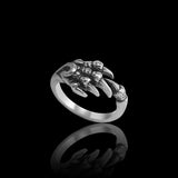 Hip Hop Halloween Eagle Claw Skull Retro Punk Ring – Everyday Gifts — 3