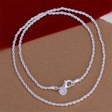 4MM Twist Rope Twist Copper Necklace – Jewelry Gift Ideas — 2