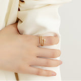 Net Celebrity Frigid Style Hand Ornament Spiral Ring – Stylish Gifts — 1
