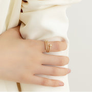 Net Celebrity Frigid Style Hand Ornament Spiral Ring – Stylish Gifts — 1