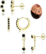 Electroplating Real Gold Ear Clip Ear Studs 6 Pieces – Stylish Gifts — 5