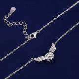 Angel Wing Pendant With Certificate Mossan – Jewelry Gift Ideas — 4