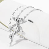 Fashion Creative Alloy Cross Snake Necklace – Jewelry Gift Ideas — 2