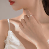 S925 Sterling Silver Butterfly Leaf Ring A – Practical Gifts — 2