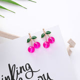 Little Cherry Exaggerated Earrings – Practical Gifts — 10
