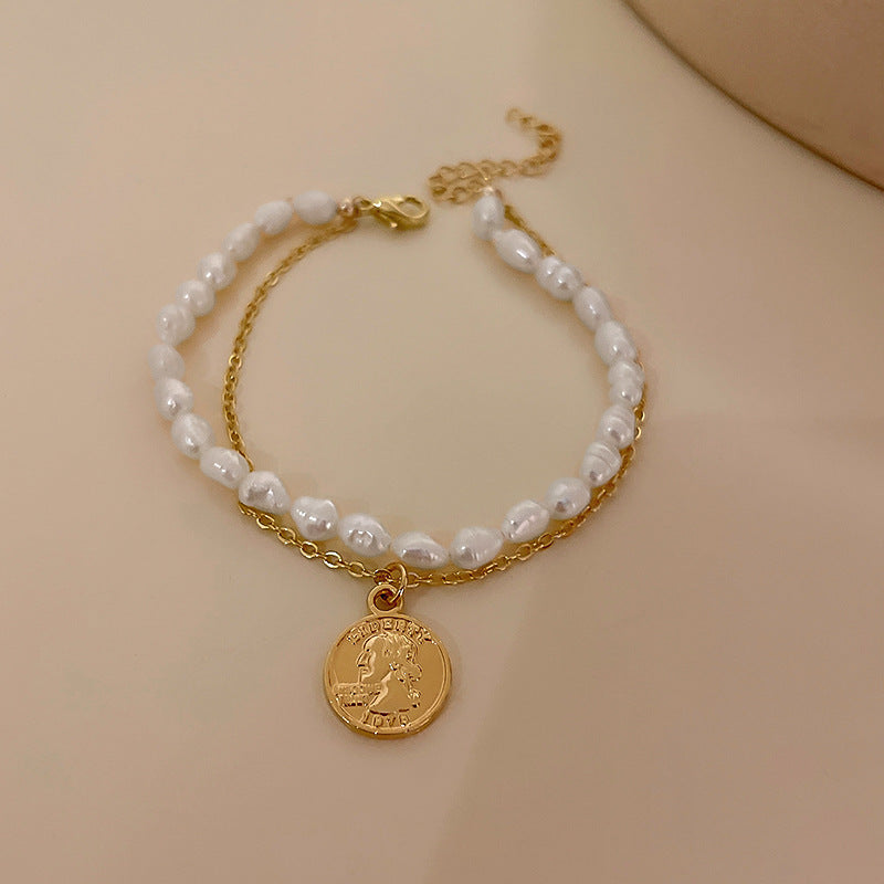 Freshwater Pearl Braided Bracelet Fashion Design Sense – Stylish Gifts — 1
