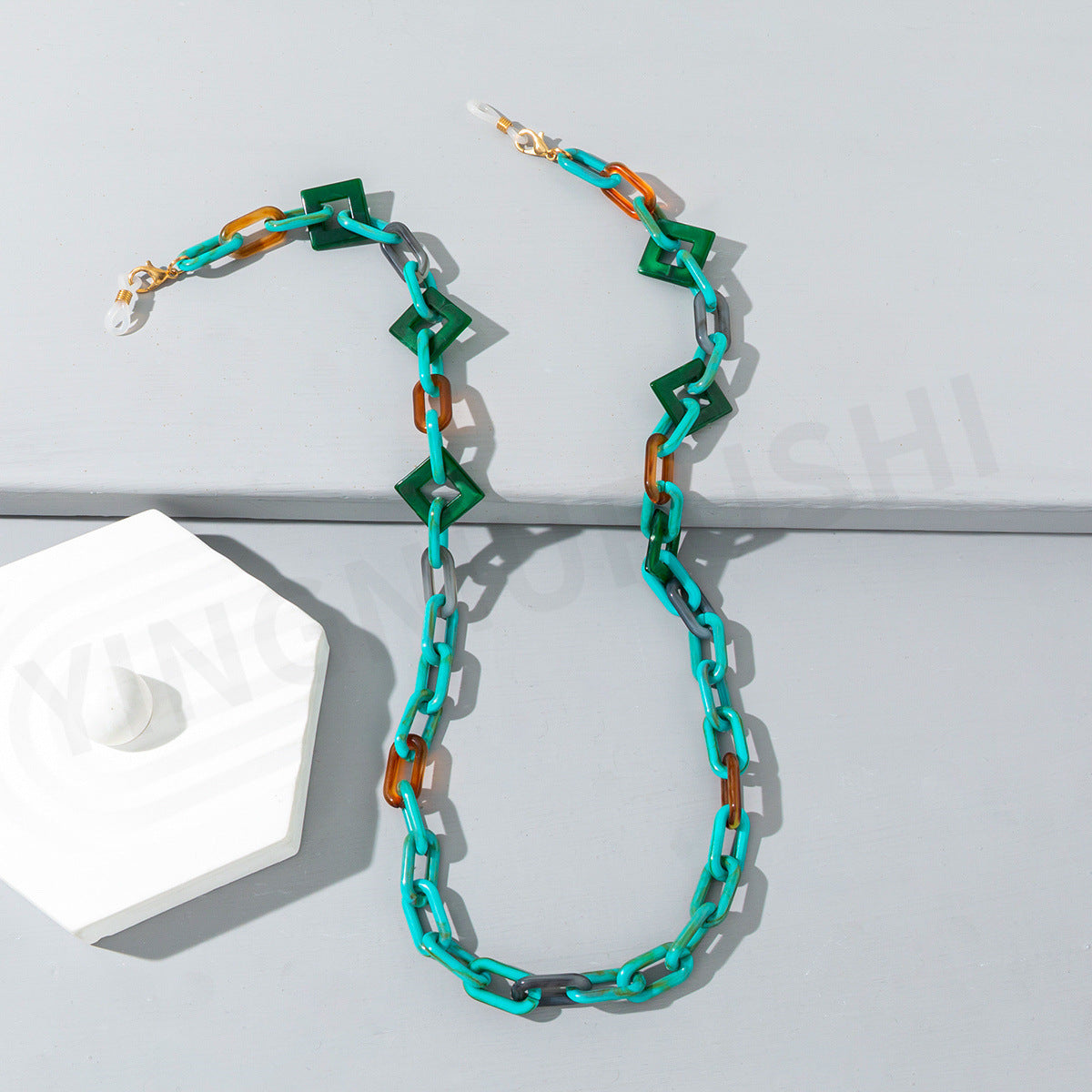 Colorful Mixed Acrylic Halter Glasses Cord – Special Occasion Gifts — 1