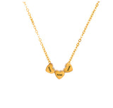 Engraved Stainless Steel Necklace Heart-shaped – Jewelry Gift Ideas — 7