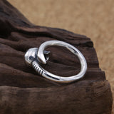 S925 Sterling Silver Ring Vintage Thai Silver Ornament – Stylish Gifts — 4